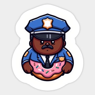 Police Donut Sticker